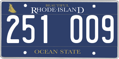 RI license plate 251009
