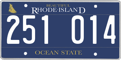 RI license plate 251014