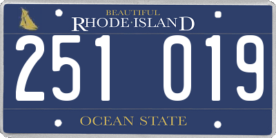 RI license plate 251019