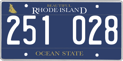 RI license plate 251028