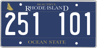 RI license plate 251101