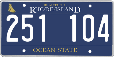 RI license plate 251104