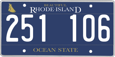 RI license plate 251106