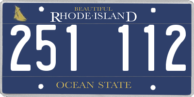 RI license plate 251112