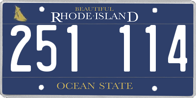 RI license plate 251114