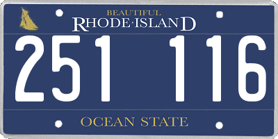 RI license plate 251116