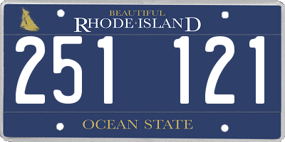 RI license plate 251121