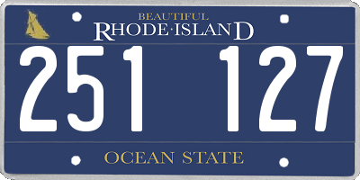 RI license plate 251127