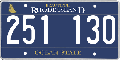 RI license plate 251130