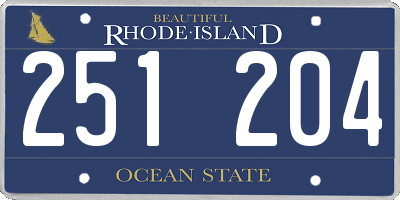 RI license plate 251204