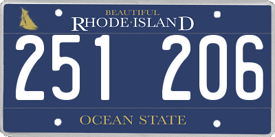 RI license plate 251206