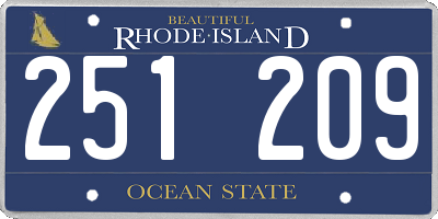 RI license plate 251209