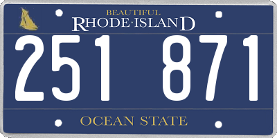 RI license plate 251871