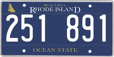 RI license plate 251891