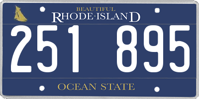 RI license plate 251895