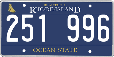 RI license plate 251996