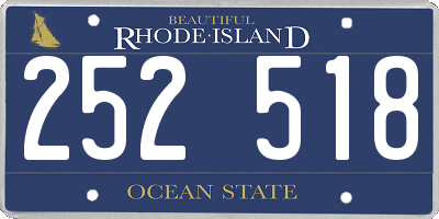 RI license plate 252518