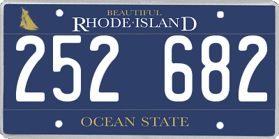 RI license plate 252682