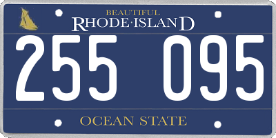 RI license plate 255095