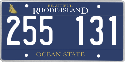 RI license plate 255131