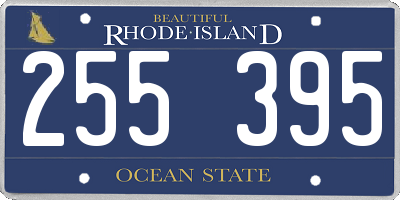 RI license plate 255395
