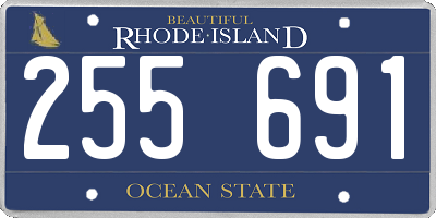 RI license plate 255691