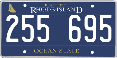 RI license plate 255695