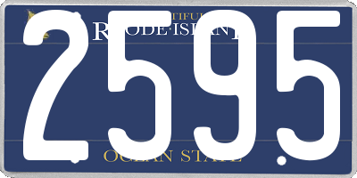 RI license plate 2595