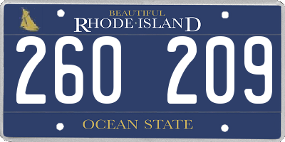 RI license plate 260209