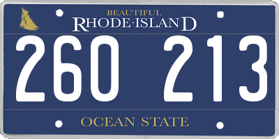 RI license plate 260213