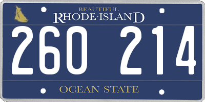 RI license plate 260214
