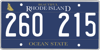 RI license plate 260215
