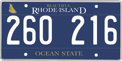 RI license plate 260216