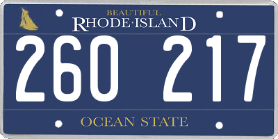 RI license plate 260217