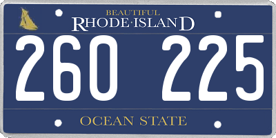 RI license plate 260225