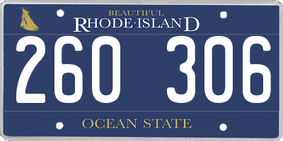 RI license plate 260306