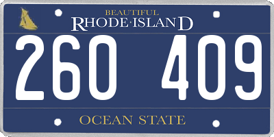 RI license plate 260409