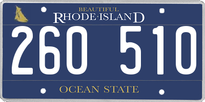 RI license plate 260510