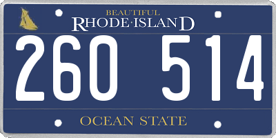 RI license plate 260514