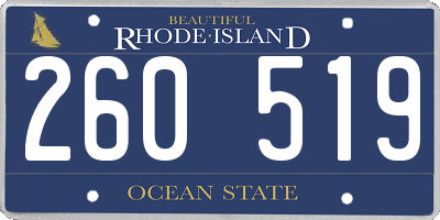RI license plate 260519