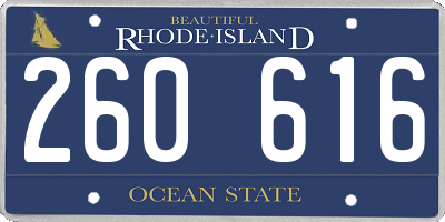 RI license plate 260616