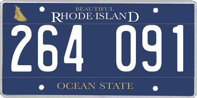 RI license plate 264091
