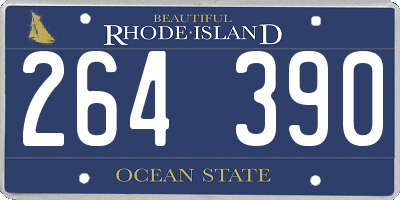 RI license plate 264390
