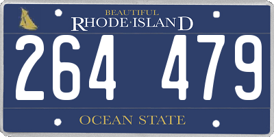 RI license plate 264479