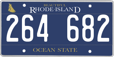RI license plate 264682