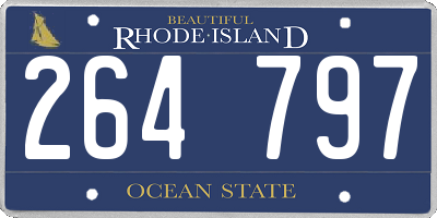 RI license plate 264797