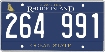RI license plate 264991