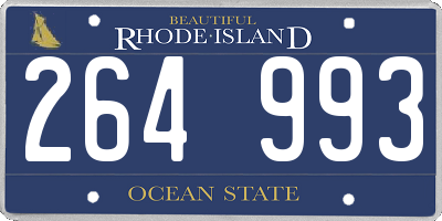 RI license plate 264993
