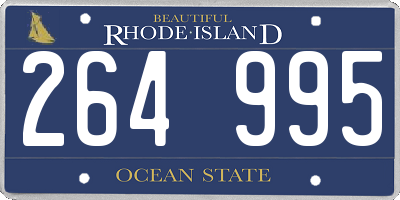 RI license plate 264995