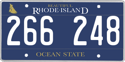 RI license plate 266248